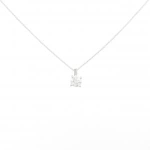 K18WG ダイヤモンド ネックレス 0.313CT F SI2 3EXT H&C