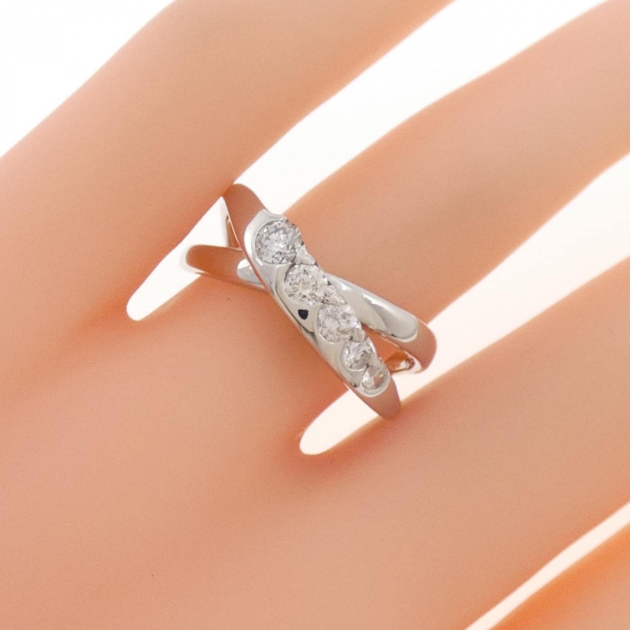 PT900 ダイヤモンド リング 0.50CT