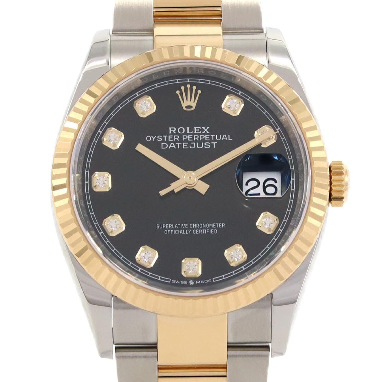 ロレックス デイトジャスト 126233G･3 SSxYG 自動巻 ランダム番