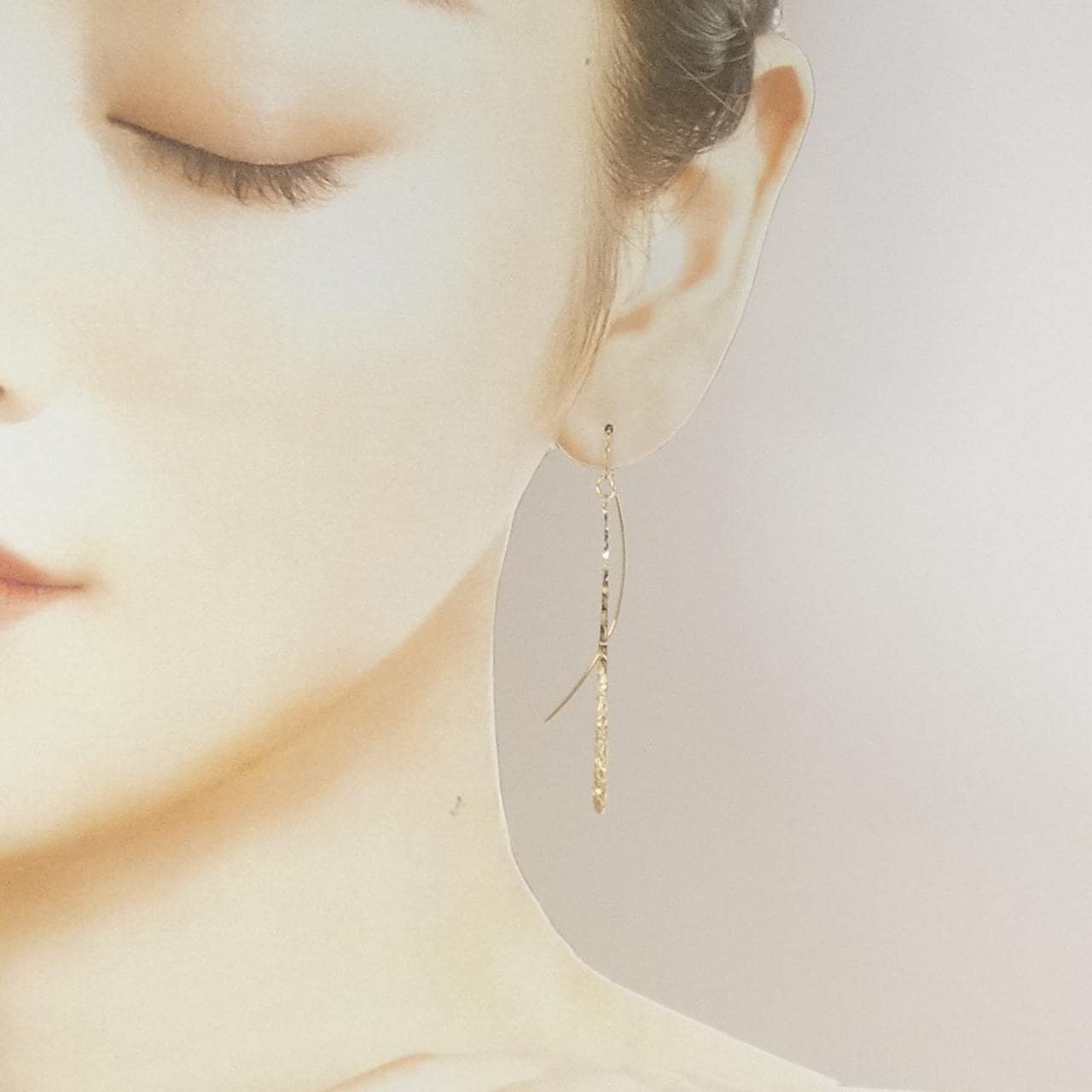 アガット K10YG ピアス