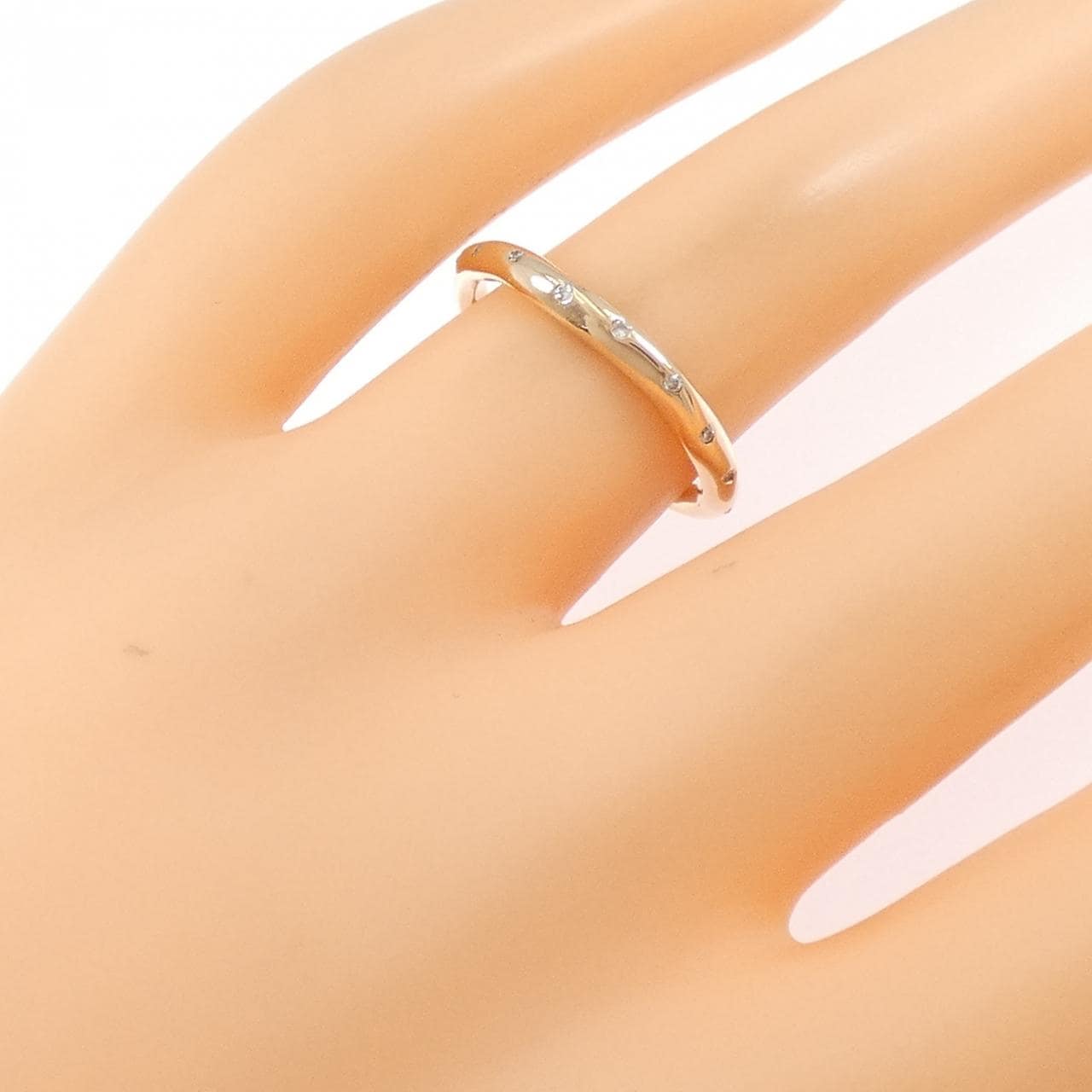 K18PG ダイヤモンド リング