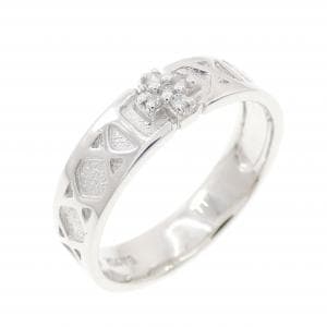 K14WG ダイヤモンド リング