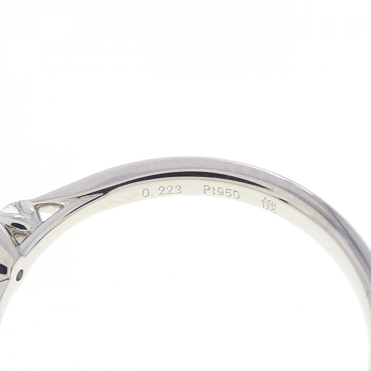 ニワカ ダイヤモンド リング 0.223CT E VS1 3EXT H＆C