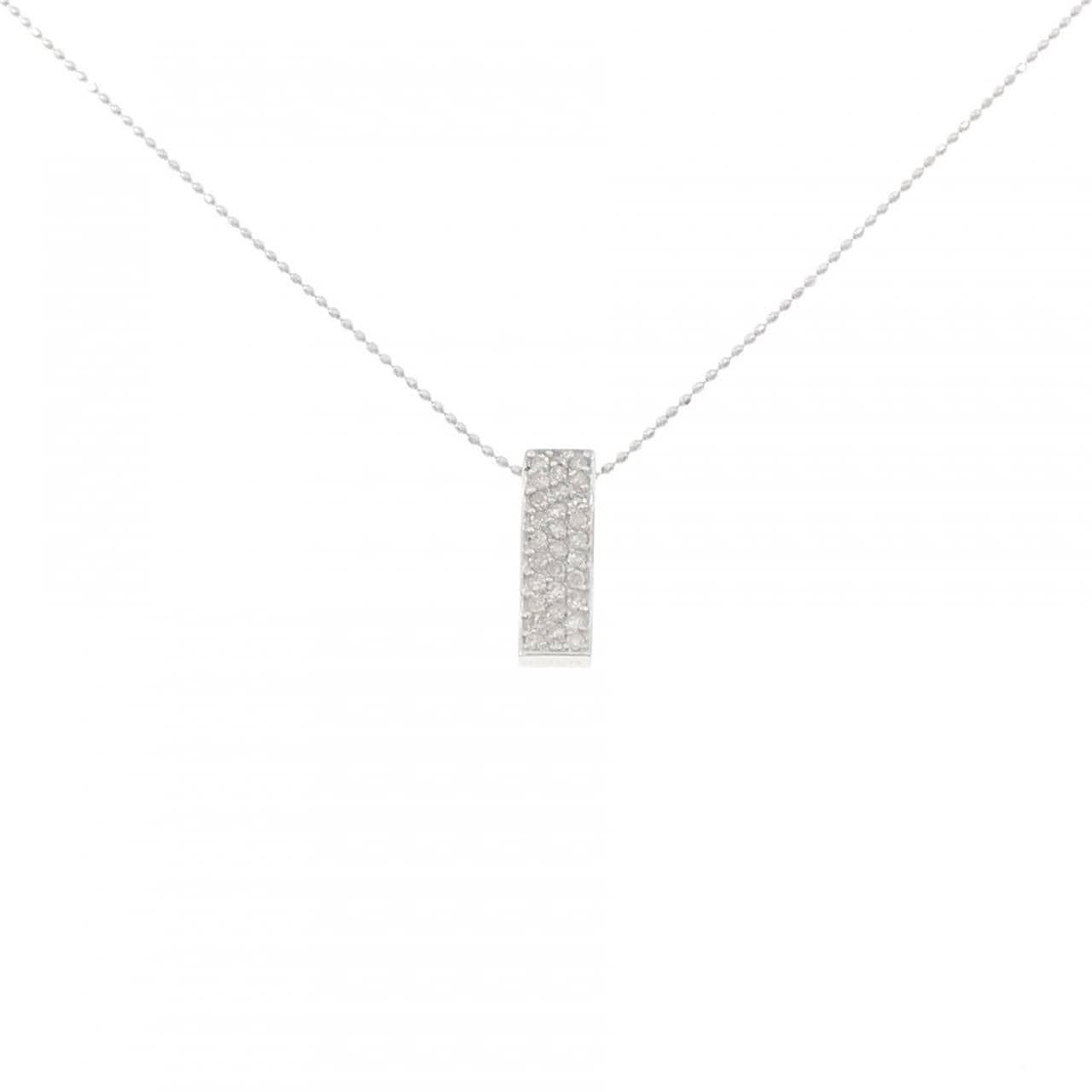 K14WG ダイヤモンド ネックレス 0.20CT