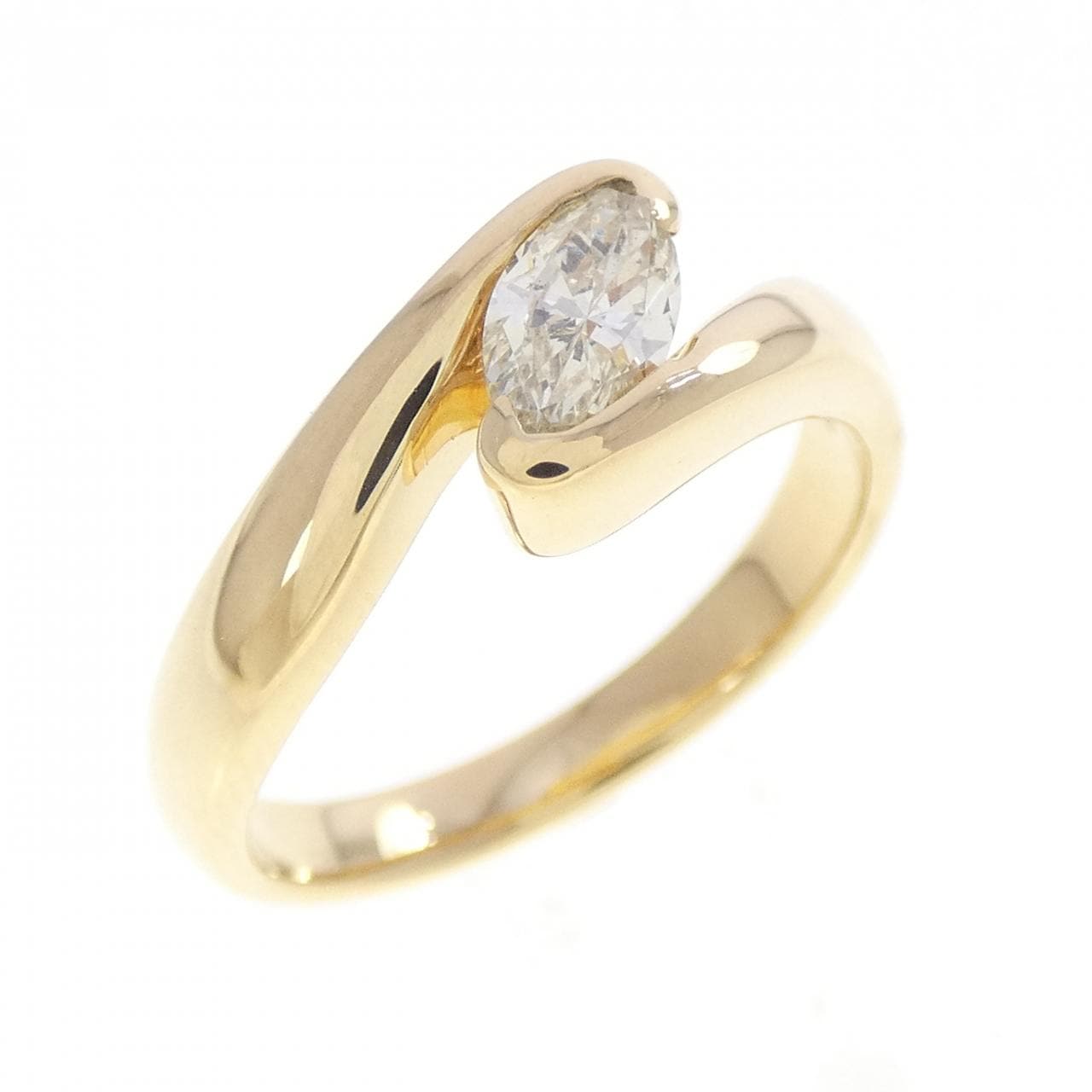 K18YG ダイヤモンド リング 0.39CT