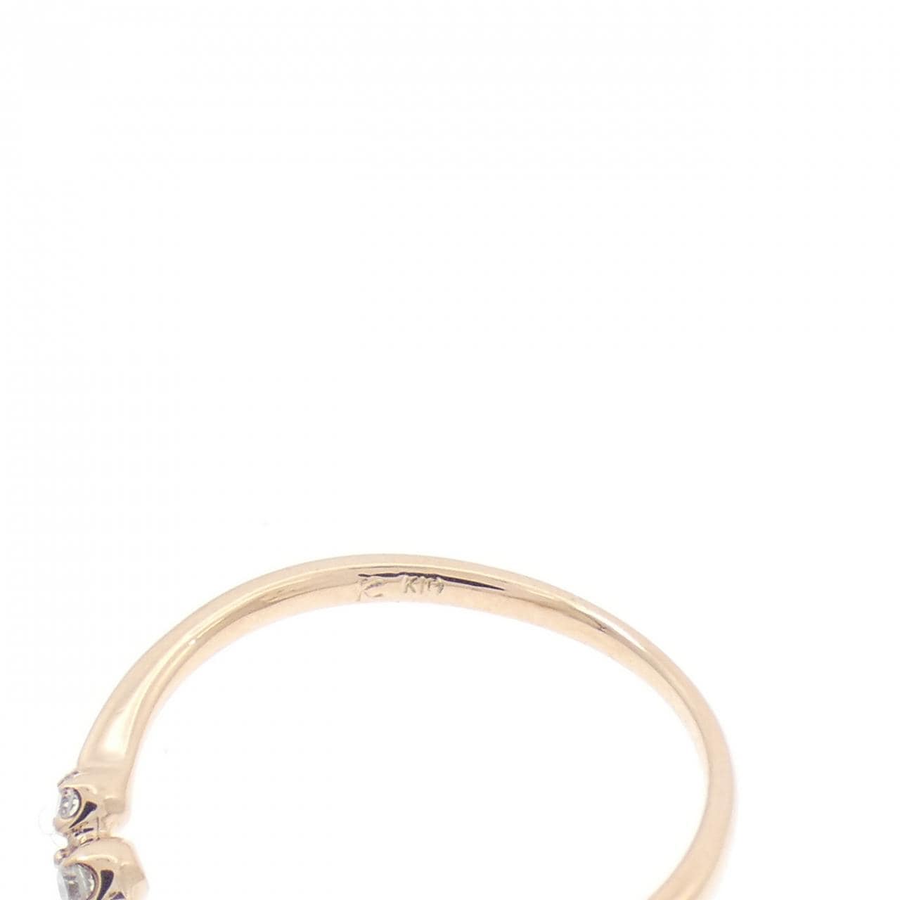 クミキョク ダイヤモンド ピンキーリング 0.07CT