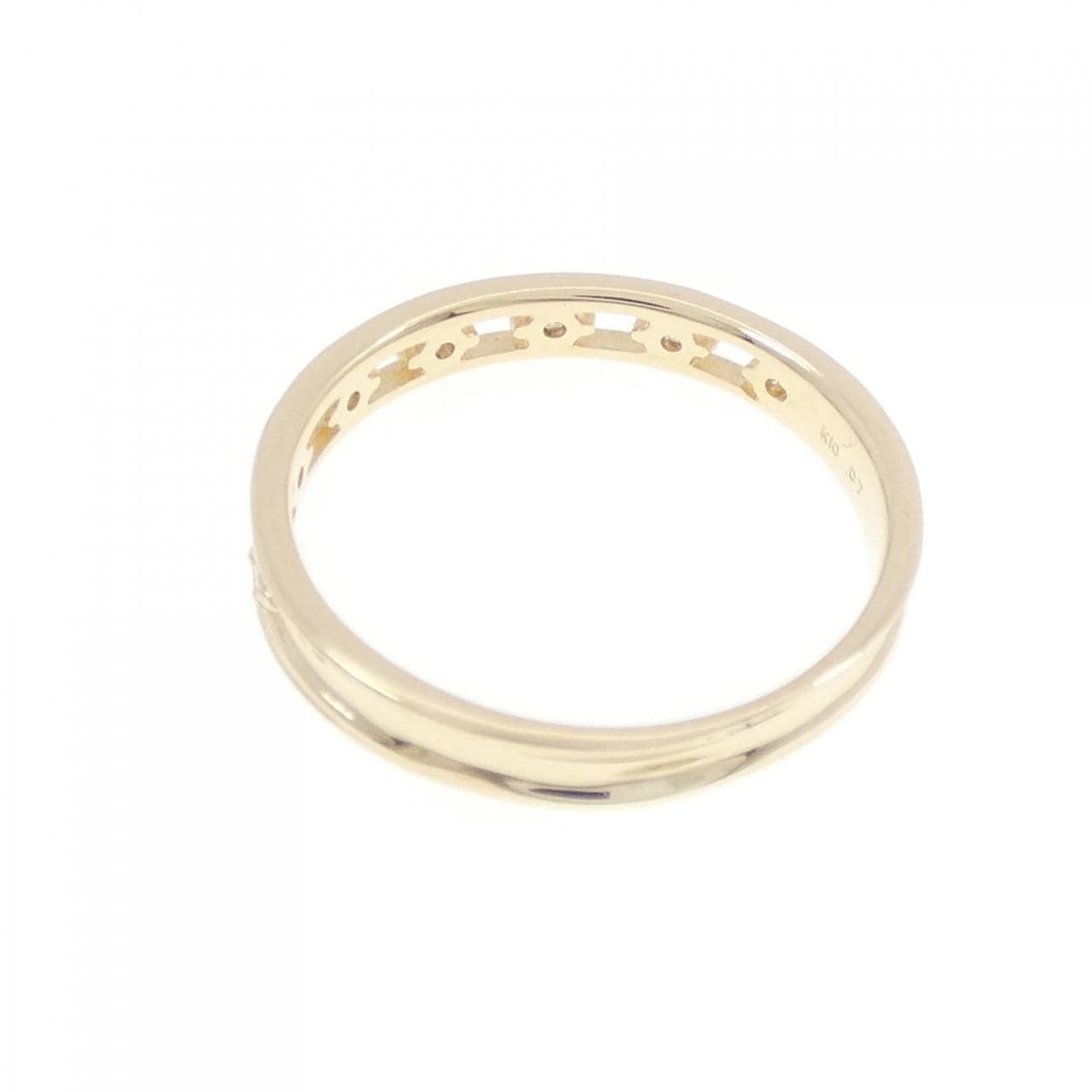 K10YG ダイヤモンド リング 0.07CT