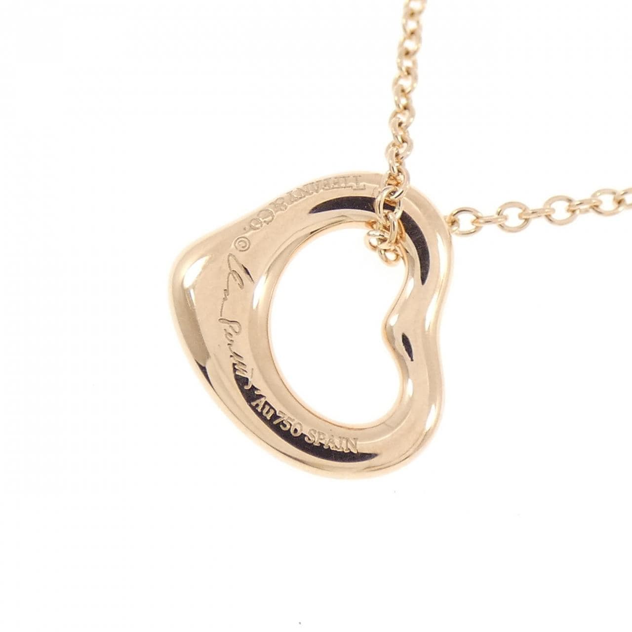 ティファニー オープンハート ネックレス