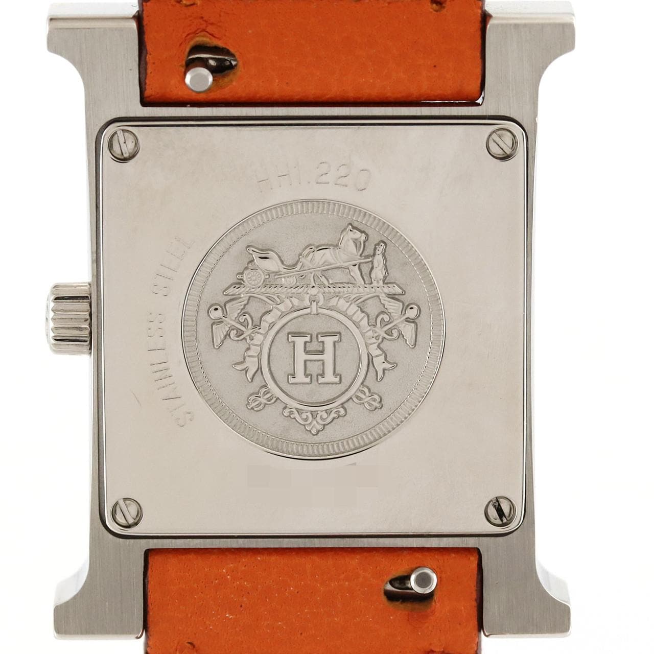 HERMES H 腕錶 雙圈 HH1.220 不鏽鋼石英