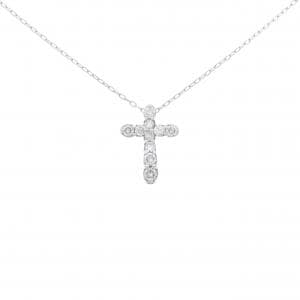 PT クロス ダイヤモンド ネックレス 0.5CT