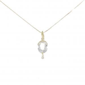 K18YG クオーツ ネックレス 3.31CT