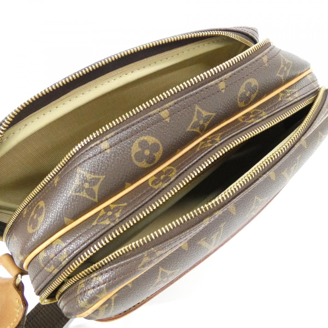 LOUIS VUITTON Monogram Reporter 28 公分 M45254 單肩包