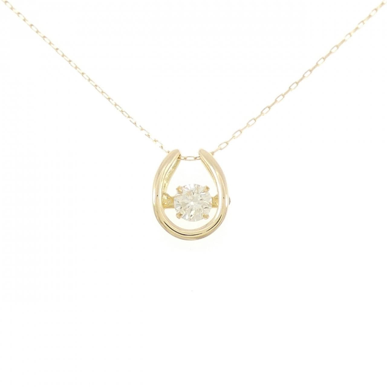 【新品】K18YG ダイヤモンド ネックレス 0.20CT