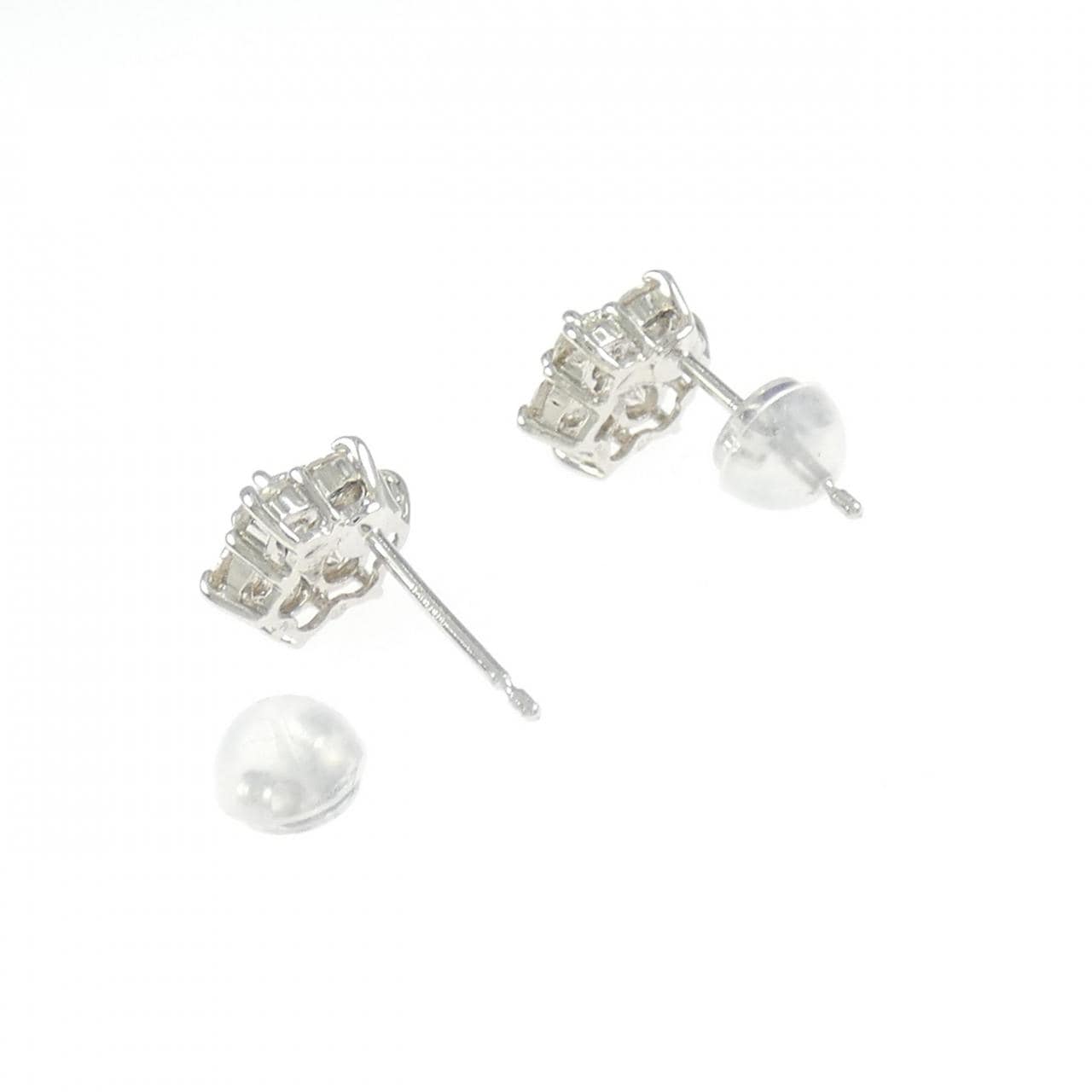 PT900 ダイヤモンド ピアス 1.0CT