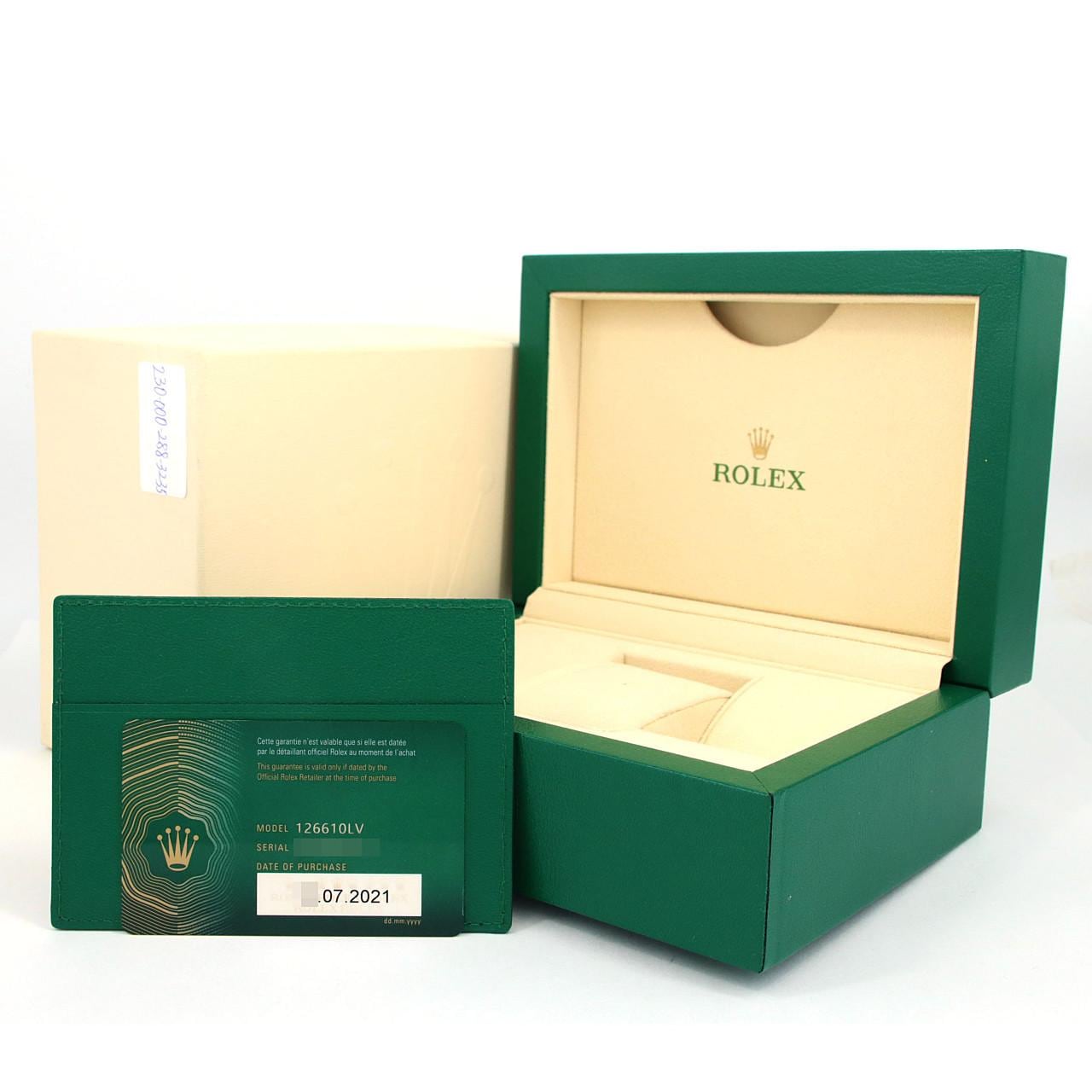 ロレックス サブマリーナーデイト 126610LV SS 自動巻 ランダム番