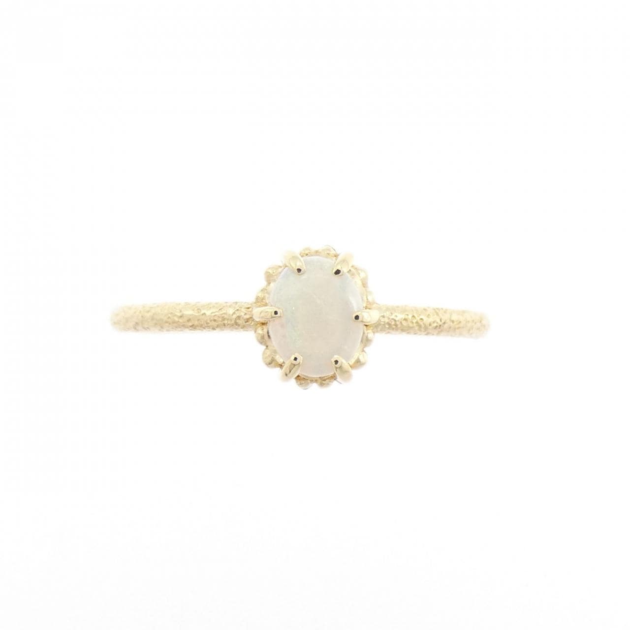 K10YG オパール リング