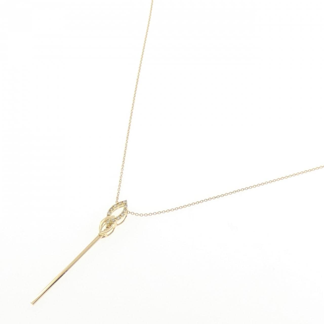 K18YG ダイヤモンド ネックレス 0.07CT