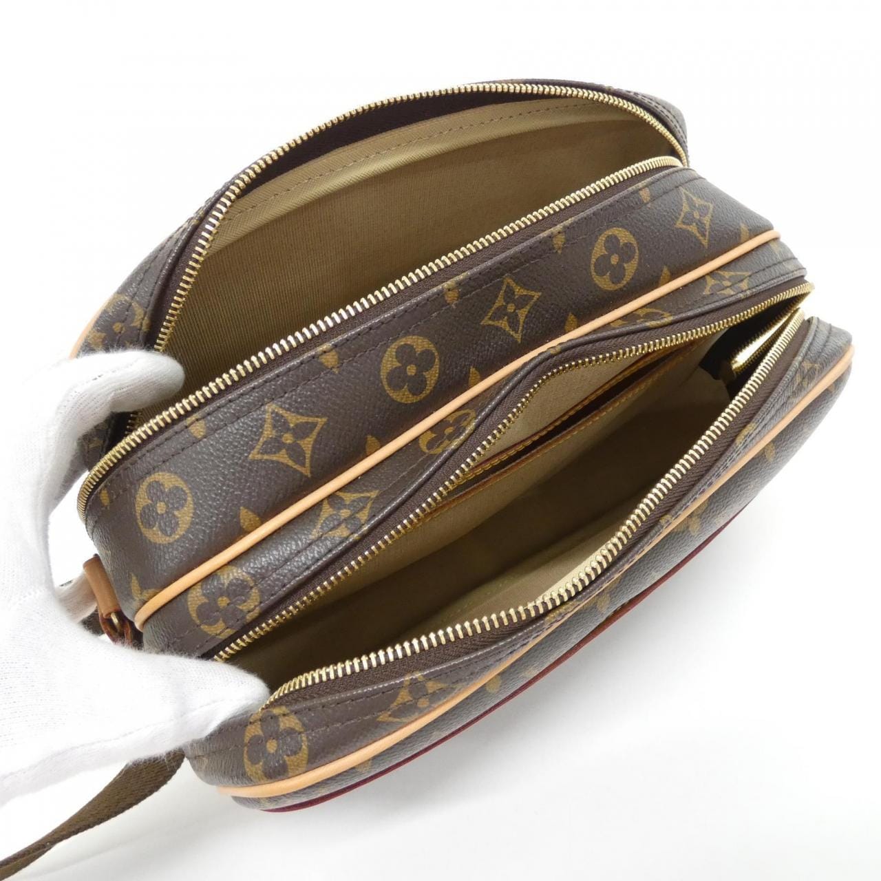 ルイヴィトン モノグラム リポーター 28cm M45254 ショルダーバッグ