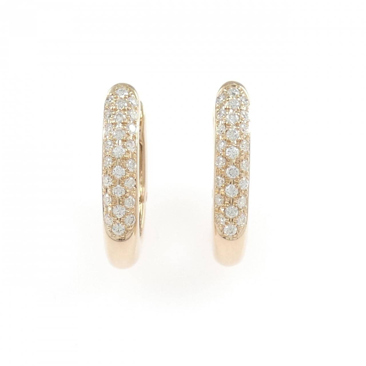 K18PG ダイヤモンド ピアス 0.70CT
