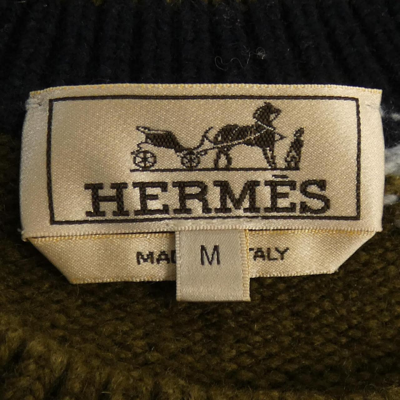 エルメス HERMES RAYURES TANGRAM *22-5710. ニット