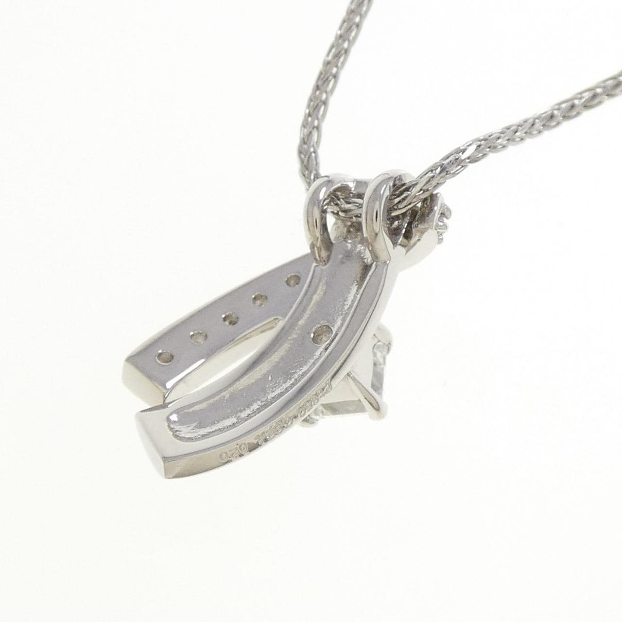 PT950 ダイヤモンド ネックレス 0.324CT