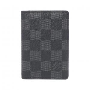 LOUIS VUITTON Damier Graphite Organizer de Poche N63075 Card Case