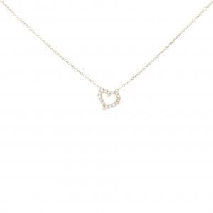 スタージュエリー ハート ダイヤモンド ネックレス 0.04CT