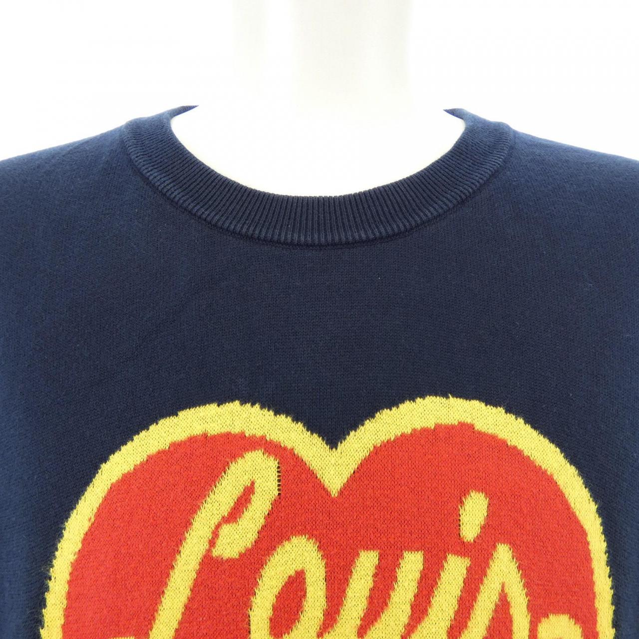 ルイヴィトン LOUIS VUITTON インタルシアジャカードハートクルーネック HMN01WJN5 NIGO ニット
