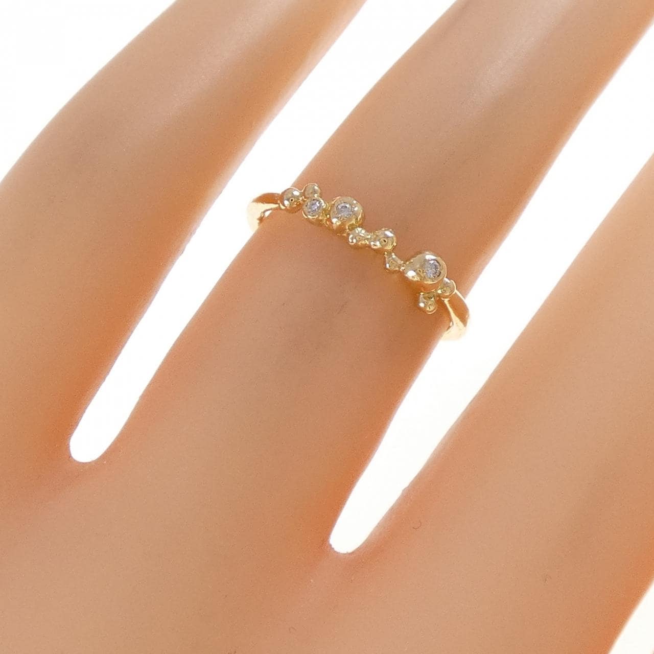 K18YG ダイヤモンド リング