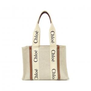 クロエ ウッディー ミディアム トート CHC21US383 E66 バッグ