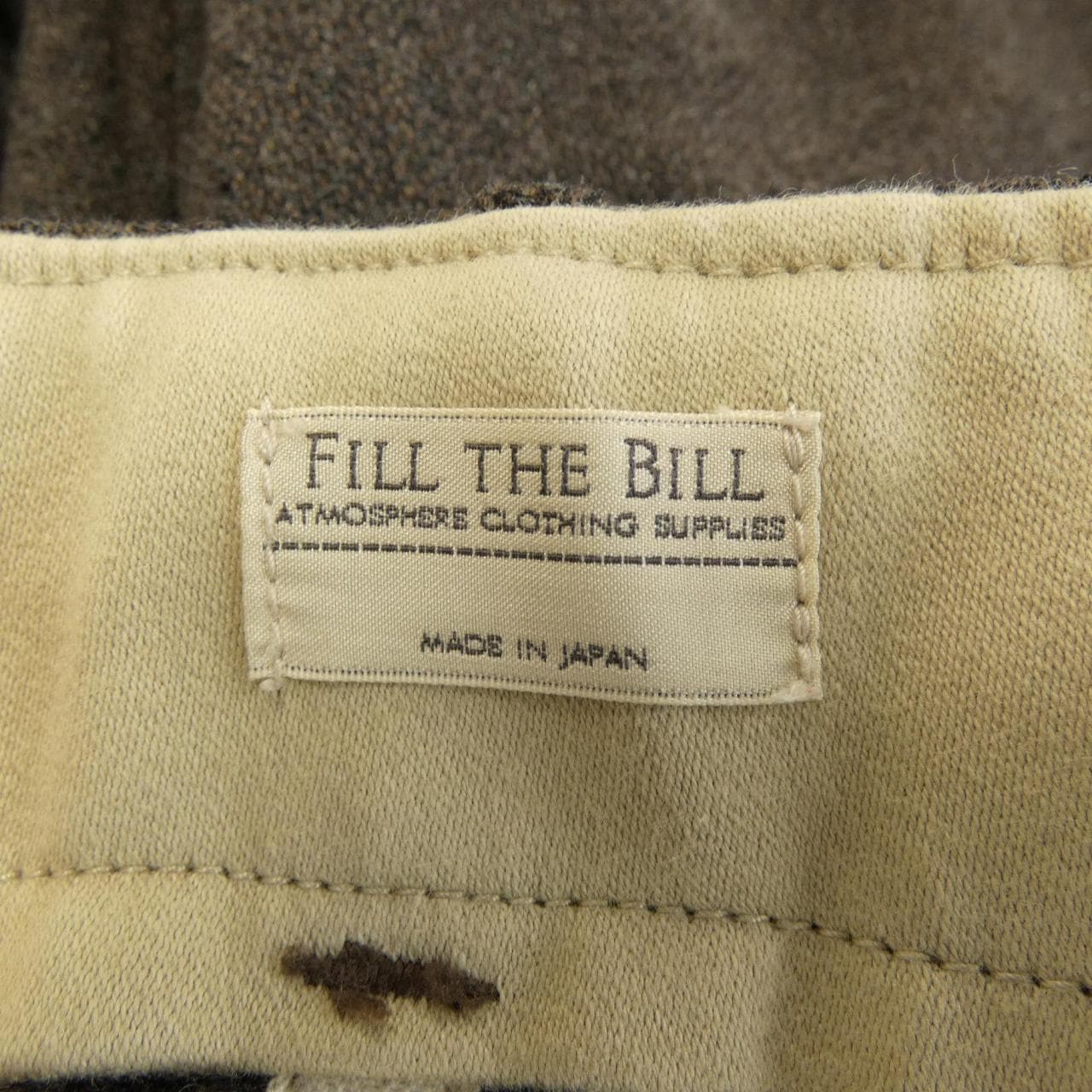 フィルザビル FILL THE BILL FTB-12AW-016 パンツ