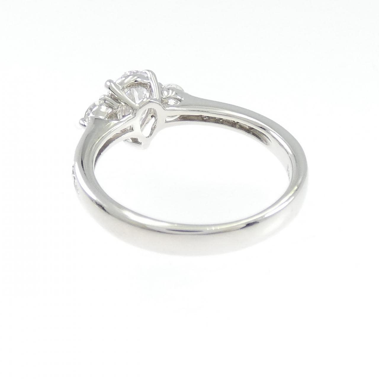 PT900 ダイヤモンド リング 0.516CT FLPP SI1 ペアシェイプ