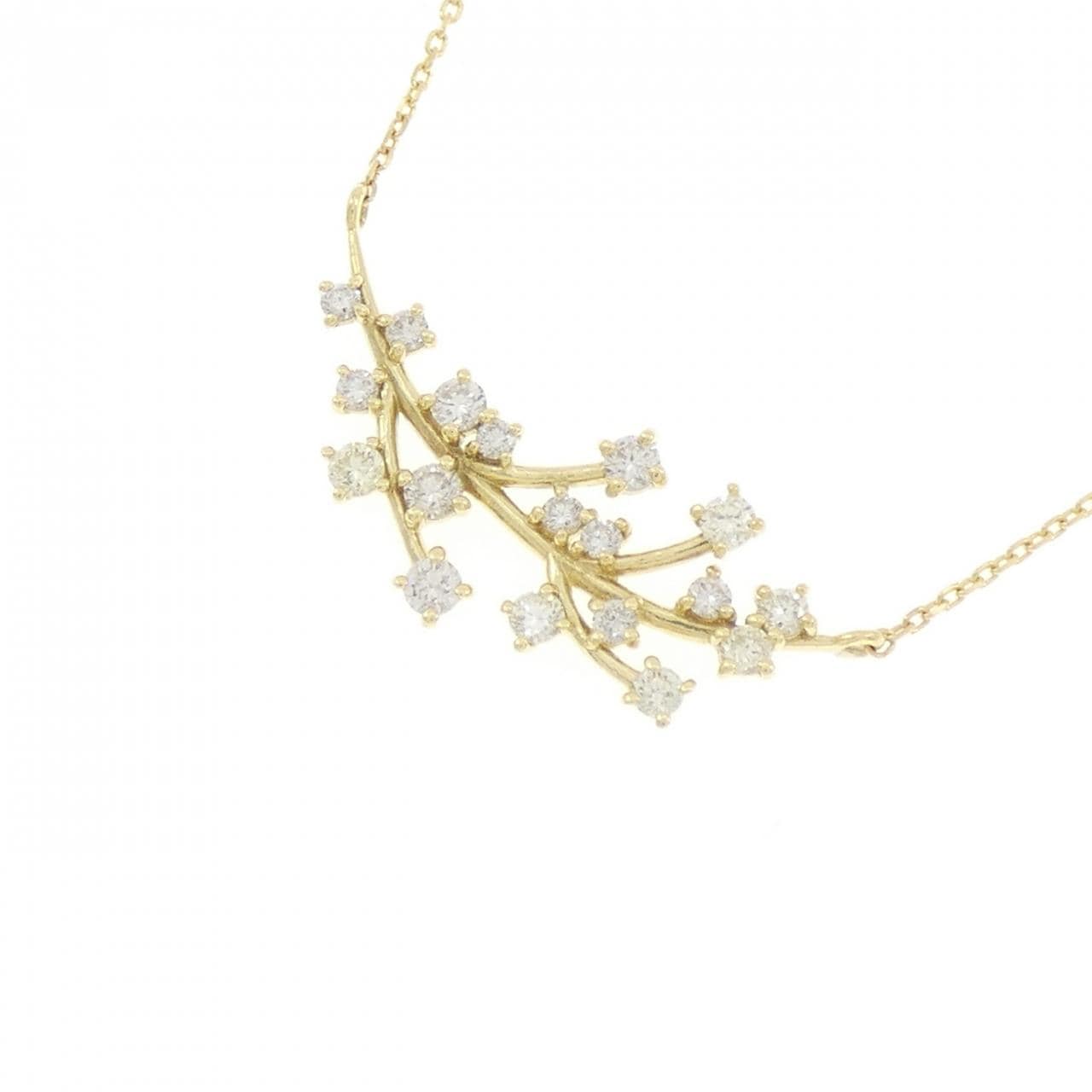 K18YG ダイヤモンド ネックレス 0.30CT