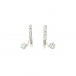 PT900 ダイヤモンド ピアス 0.55CT