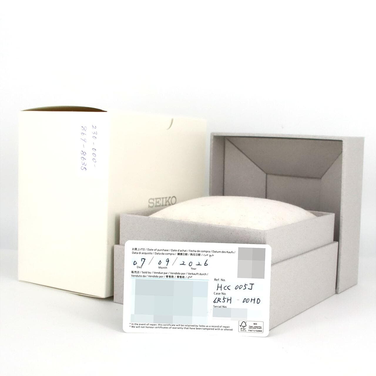セイコー プレザージュ 6R5H-00H0/HCC005J SS 自動巻