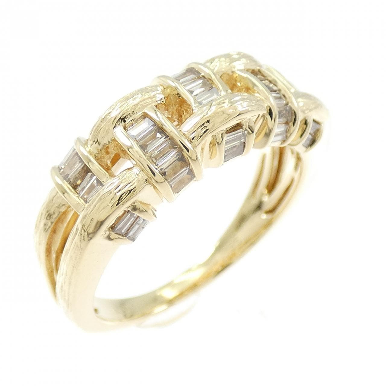 K18YG ダイヤモンド リング 0.35CT