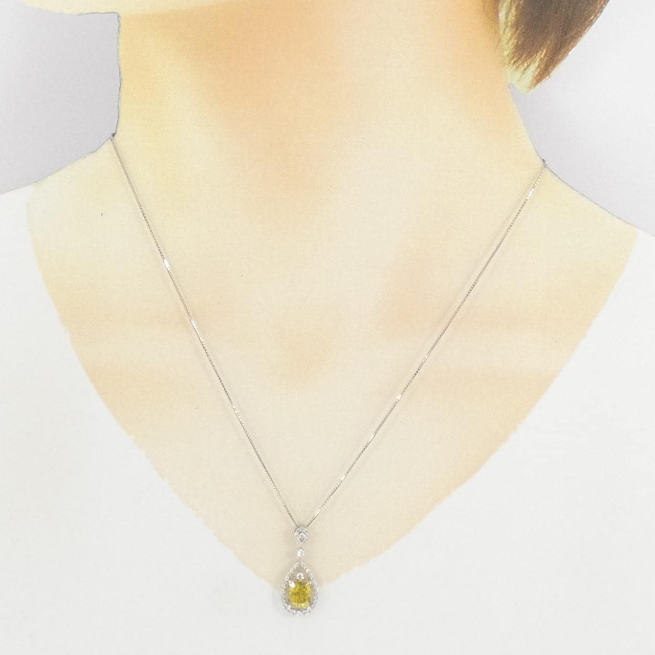 PT900/PT850 スフェーン ネックレス 2.15CT