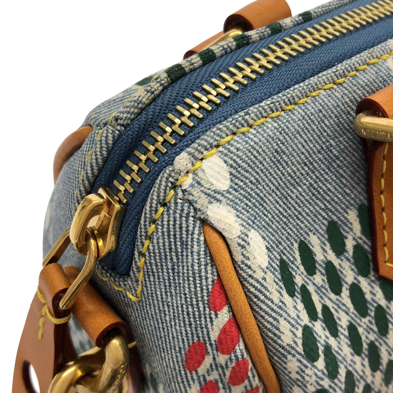 ルイヴィトン LV バース(ダミエ デニム) スピーディ バンドリエール 18cm N00136 ボストンバッグ