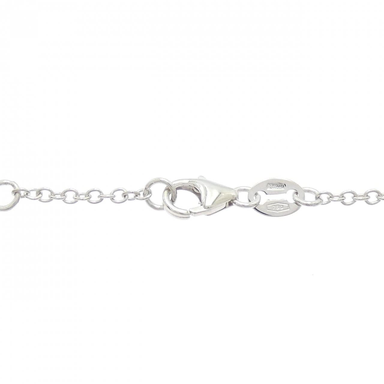 750WG カラーストーン ネックレス