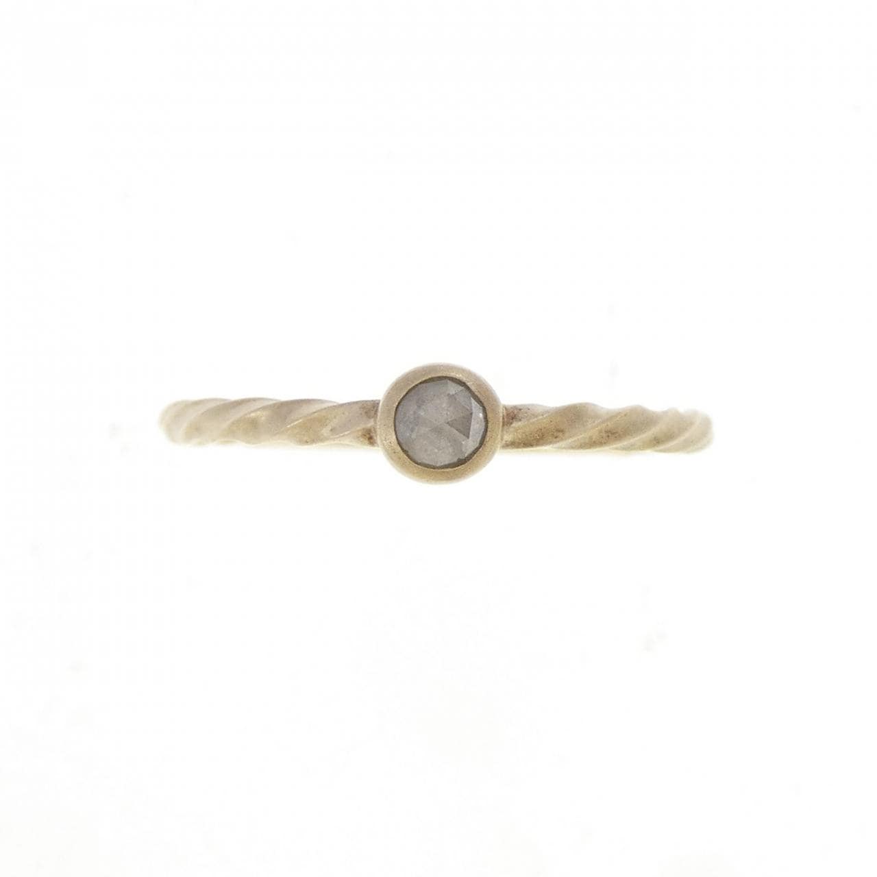 K10YG ダイヤモンド リング 0.15CT