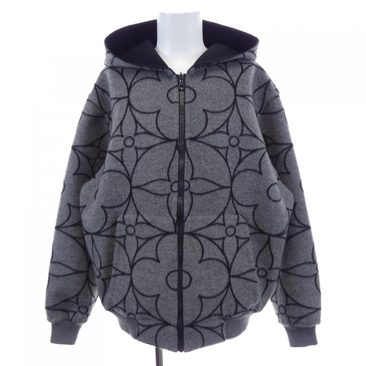 ルイヴィトン LOUIS VUITTON リバーシブルダブルフェイスウールフードブルゾン HQB52EZQG ブルゾン