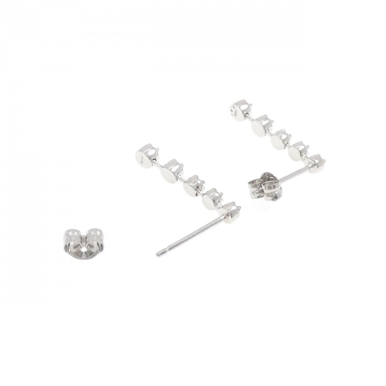 PT950 ダイヤモンド ピアス 0.20CT