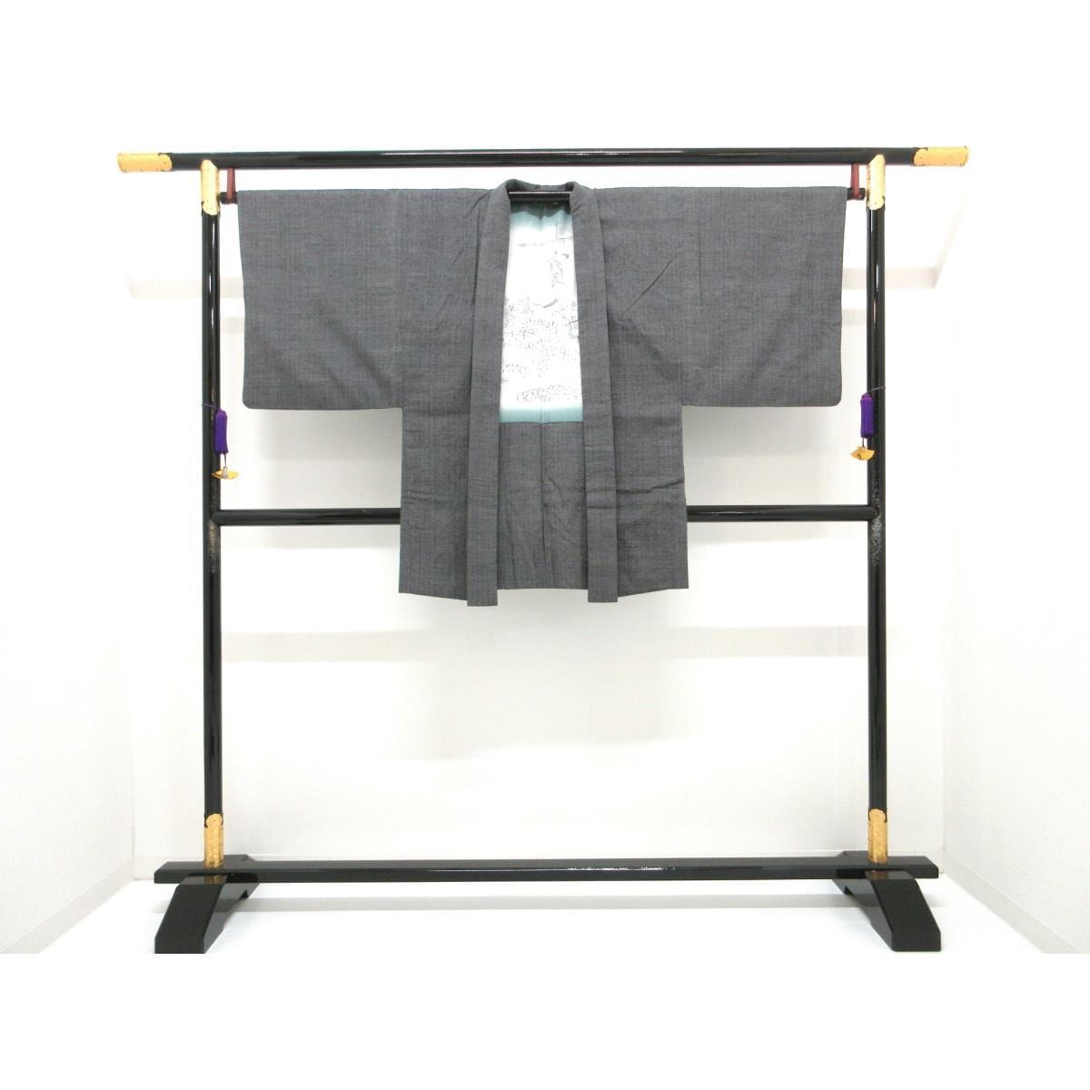 男士正品 Yuki Yuki Tsumugi正品和服/羽织 2 件套