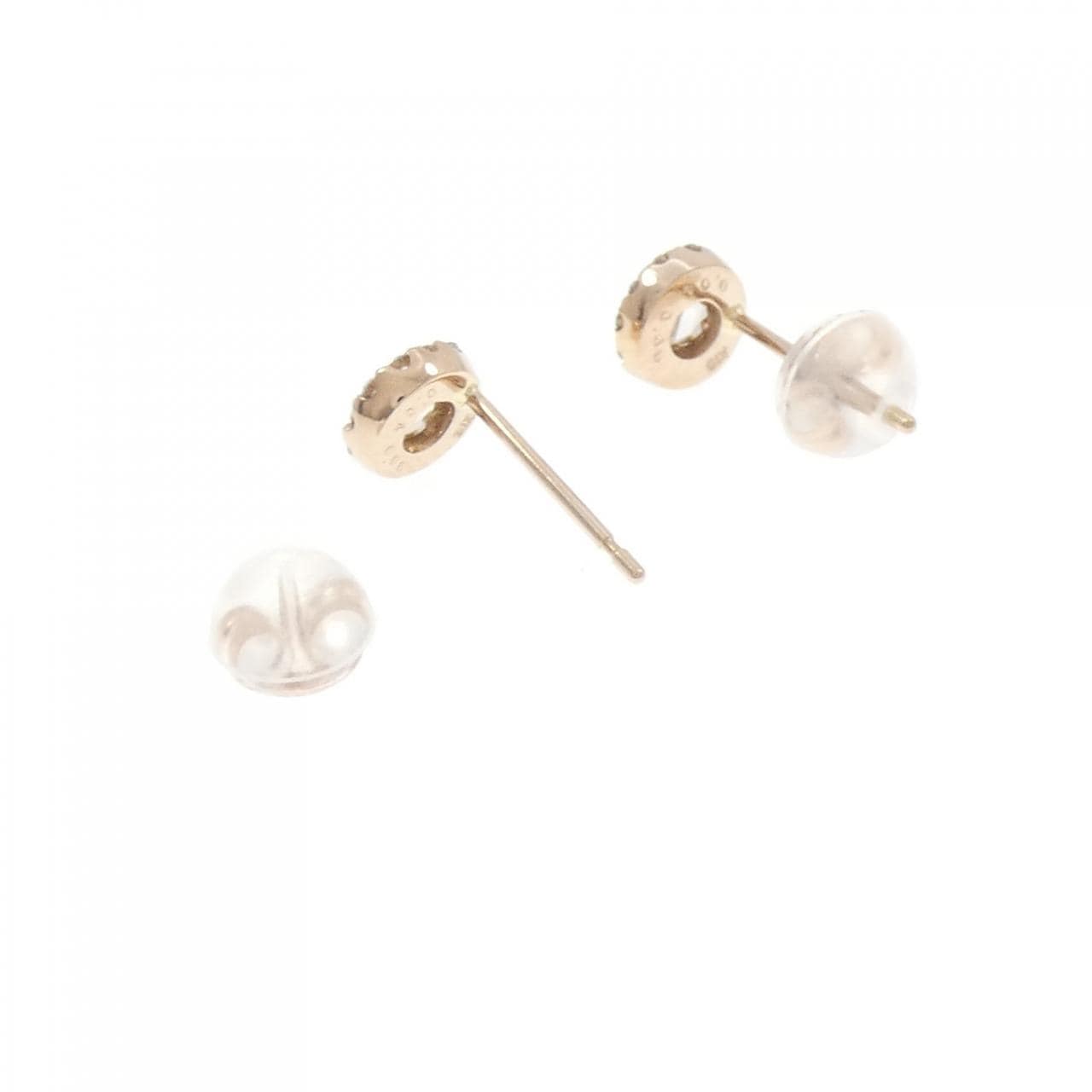 K18PG ダイヤモンド ピアス 0.08CT
