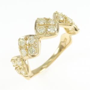 K18YG ダイヤモンド リング 0.67CT