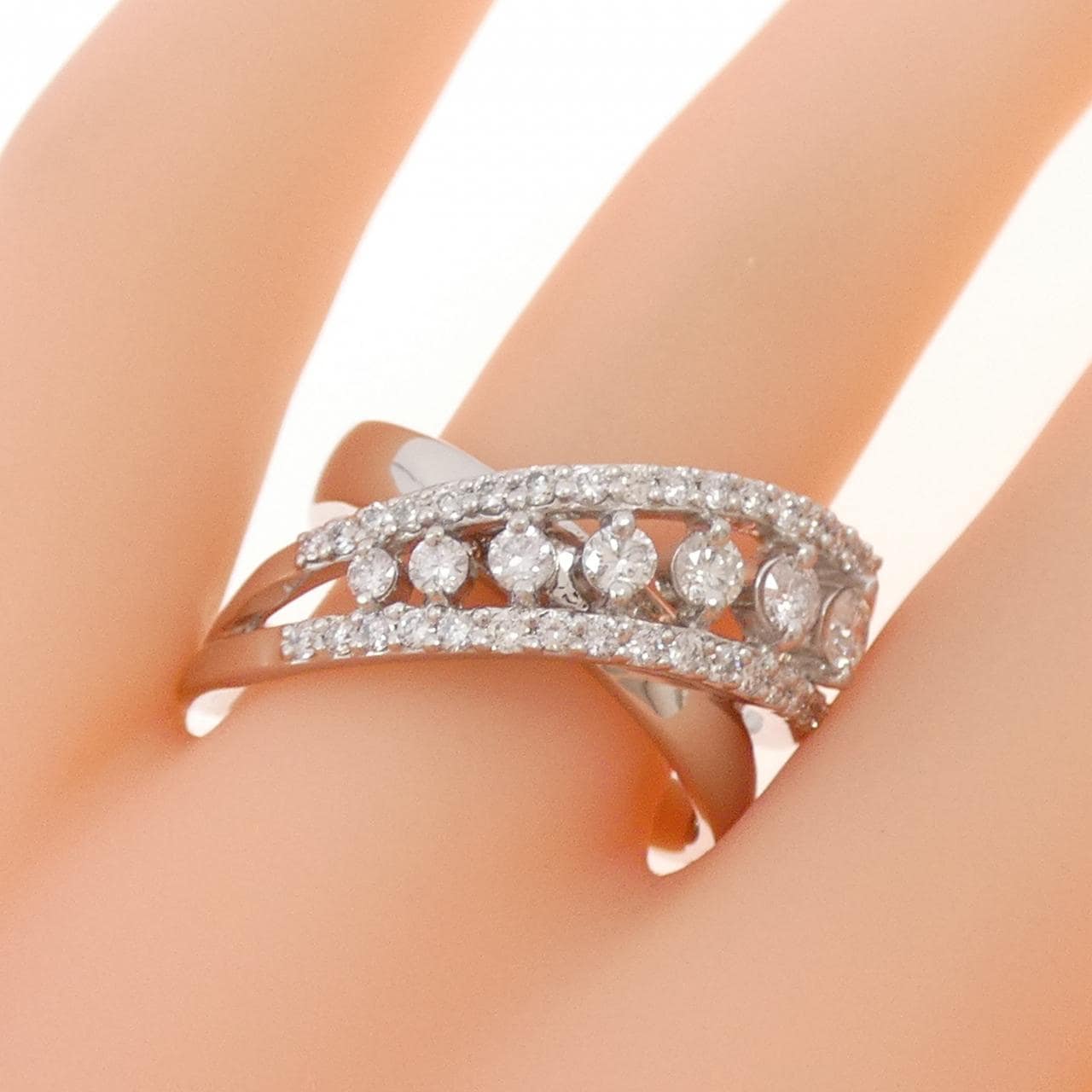 PT900 ダイヤモンド リング 0.72CT