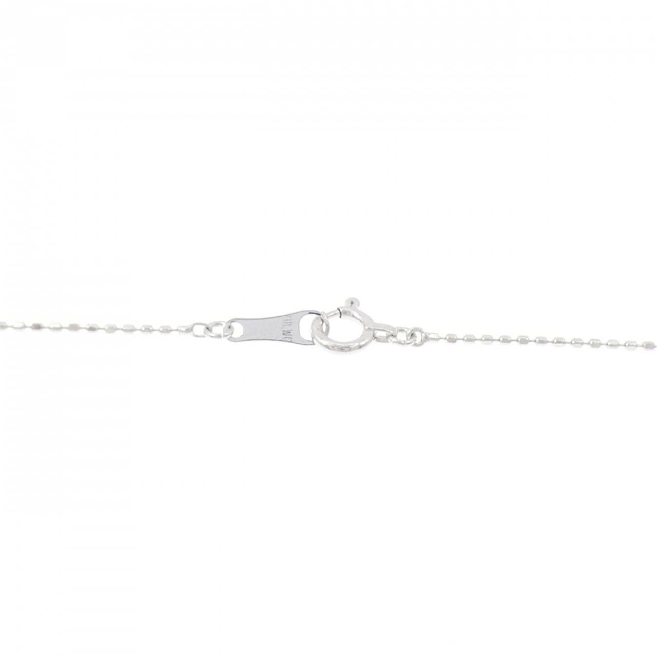 K18WG ダイヤモンド ネックレス 0.10CT