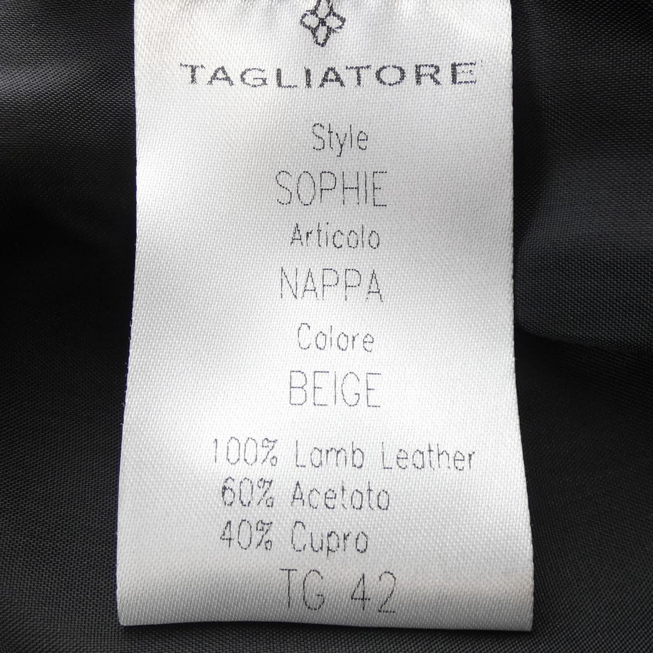 タリアトーレ TAGLIATORE レザージャケット