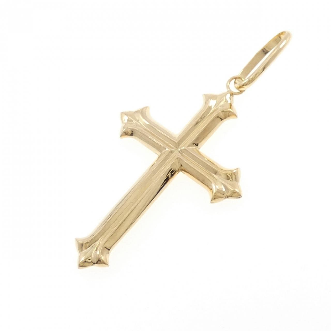 【新品】K18YG クロス ペンダント