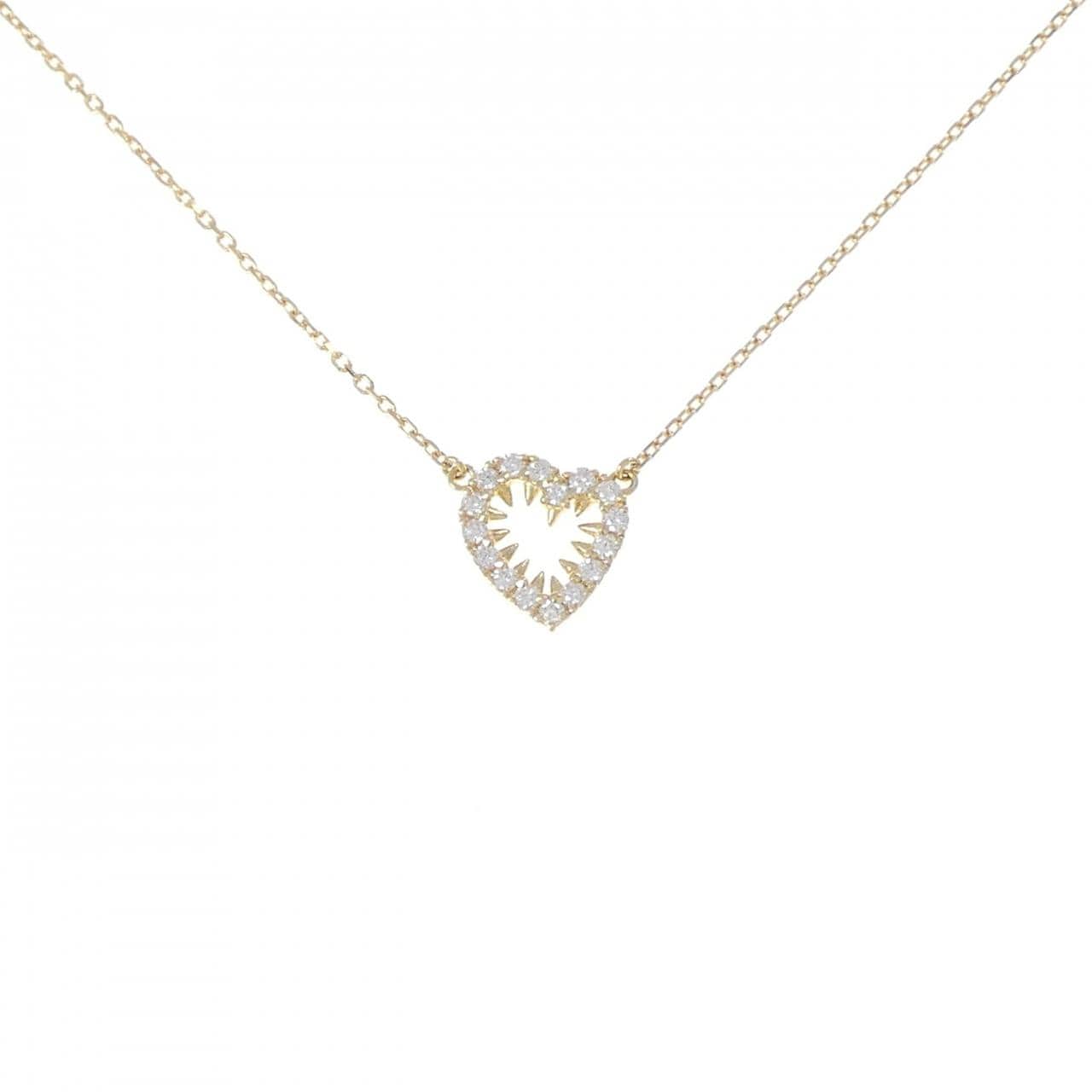 タサキ デインジャーハート ネックレス 0.12CT